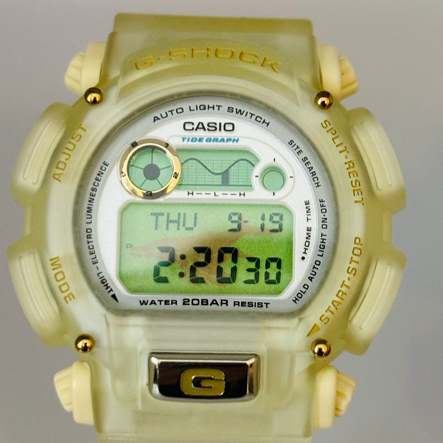 CASIO G-SHOCK DW-9000K Quartz Near Mint ICREC Clear Color Irukuji 8th 46.7mm