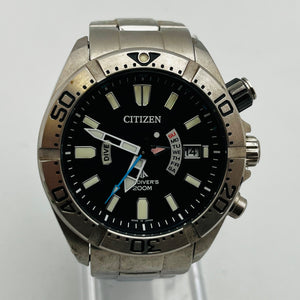 Citizen Promaster Black H112-T016651 Air Diver 200M Solar Super Titanium 42.8mm Excellent condition