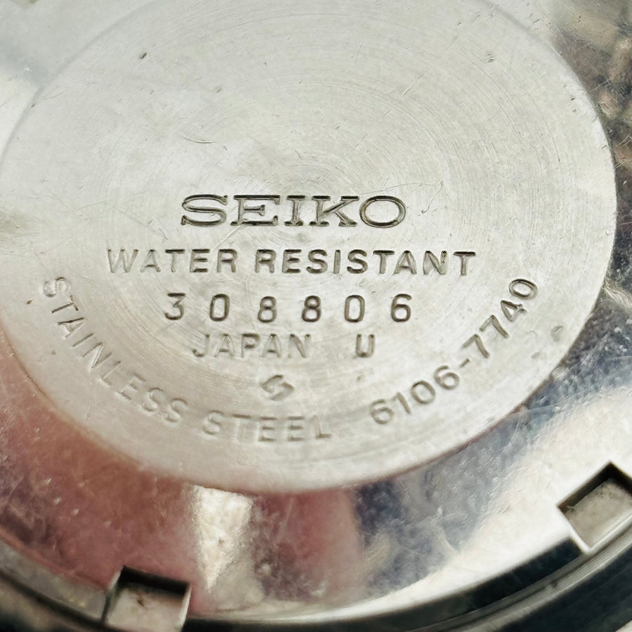 SEIKO 5ACTUS 6106-7740 Automatic There is dirt on the belt Day Date 25JEWELS 37.1mm