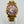 Load image into Gallery viewer, Gaga Milano Manuale35 Gold Quartz 6021 White Dial Ladies Watch 35.0mm
