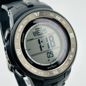 CASIO PRO TREK PRG-330 Tough Solar Water resistant to 10 ATM Resin Band 43.5mm