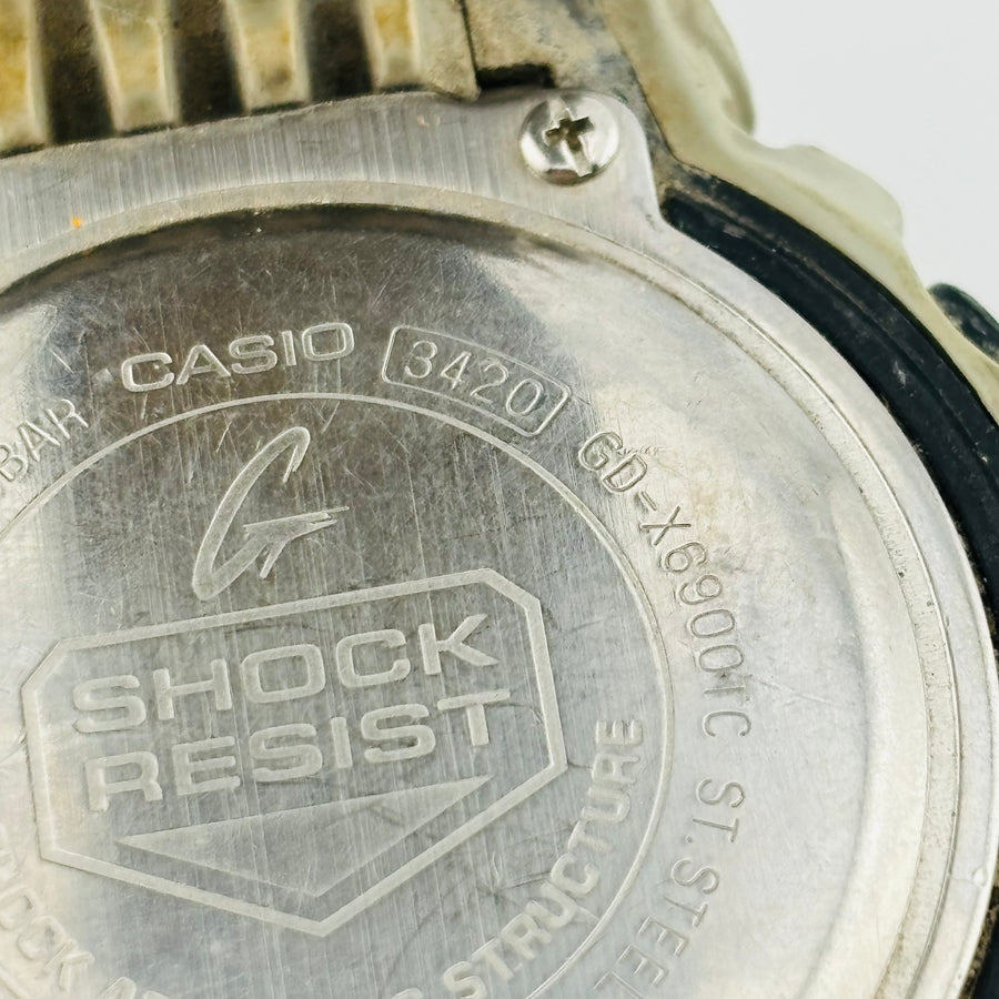 CASIO G-SHOCK GD-X6900TC Quartz No belt loops Overall pattern peeling 53.9mm