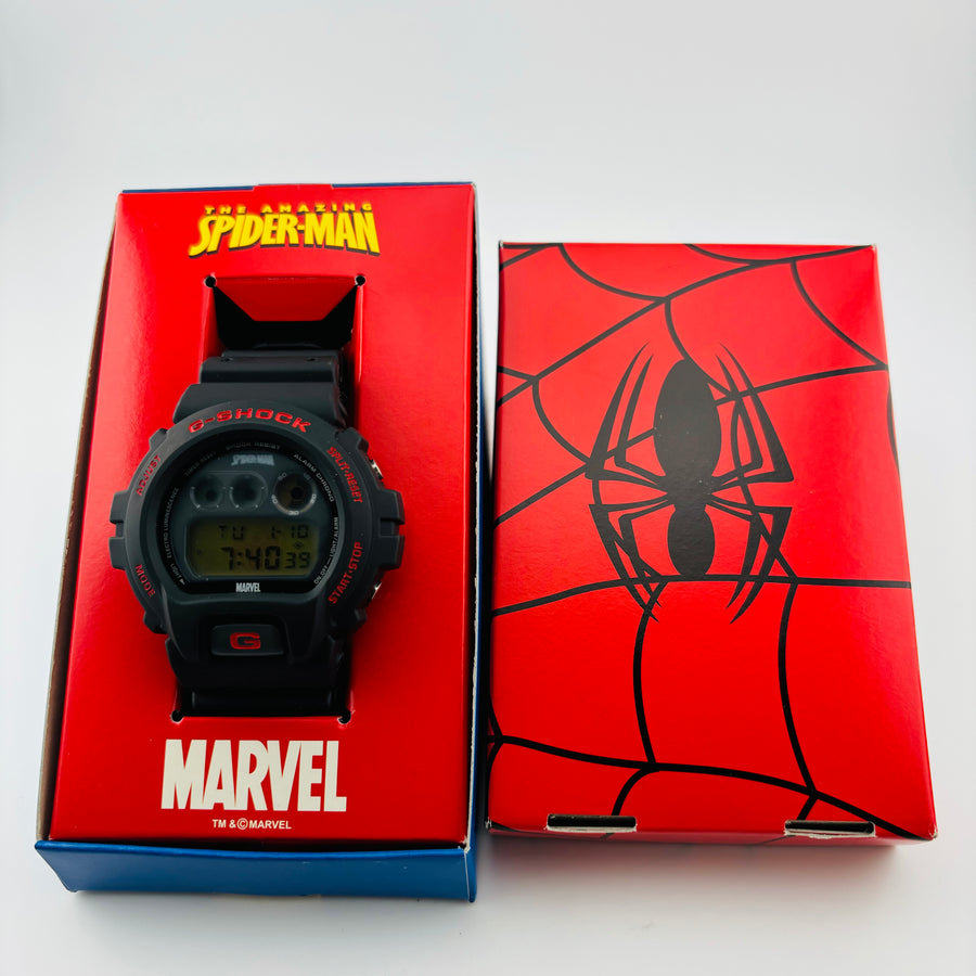 Casio G-Shock DW-6900 Quartz SpiderMan MARVEL collaboration 50.0mm