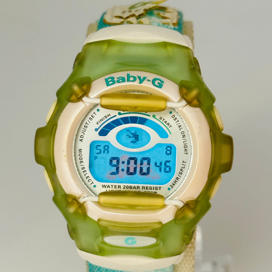 CASIO Baby-G BGR-221 Reef Quartz Military Band Backlight Shock-resistance 41.9mm