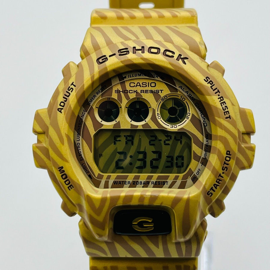 CASIO G-Shock DW6900ZB-9JF quartz zebra camouflage men's watch 50.0mm