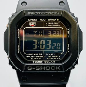 Casio G-Shock Solar Watch Digital Black Shock Resist 43.2mm