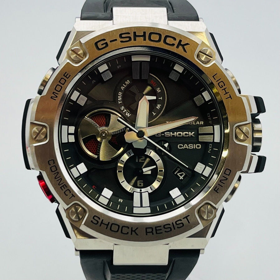 Casio G-SHOCK G-STEEL smartphone link model GST-B100 TOUGH SOLAR men's 47.6ｍｍ