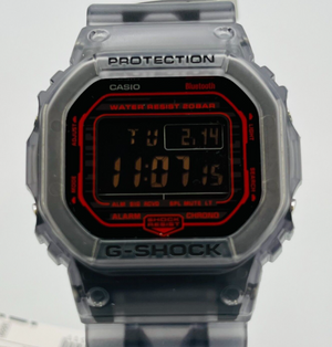 Casio DW-B5600G-1JF digital Bluetooth mobile link quartz skeleton 43.2mm near mint