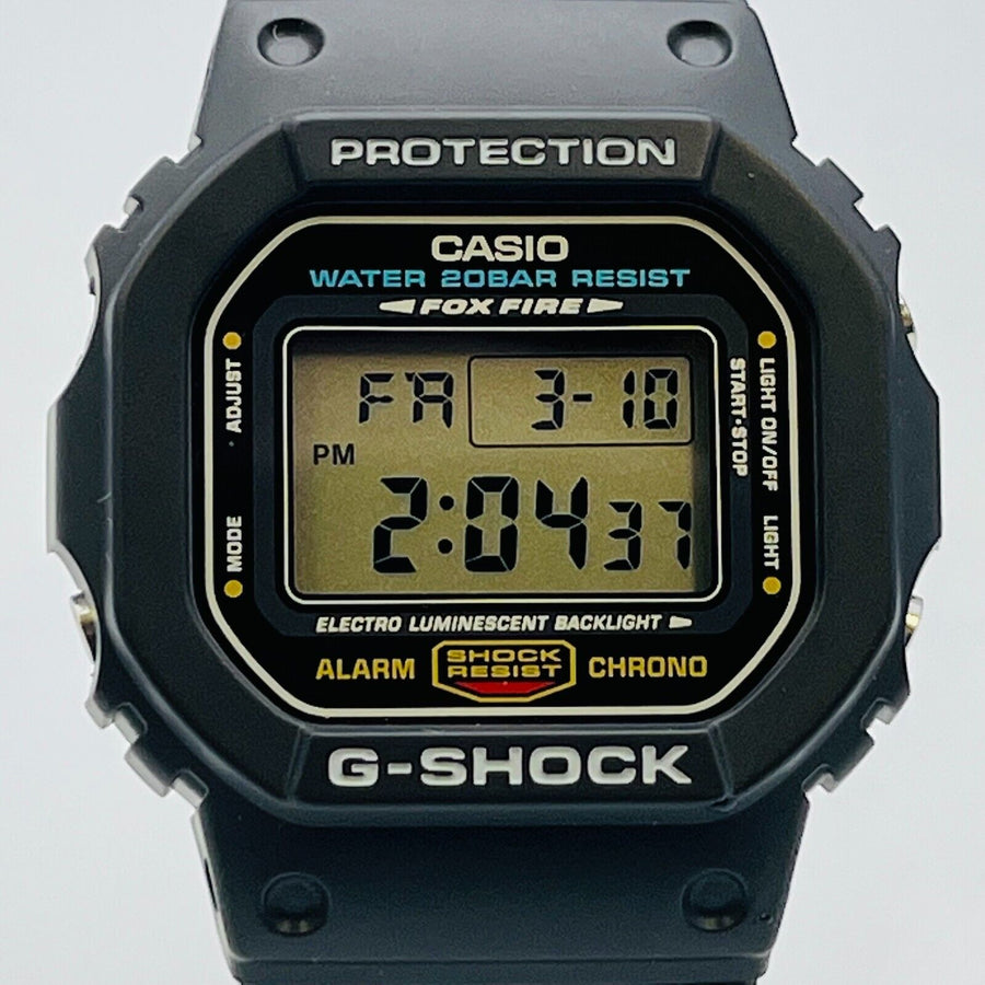 Casio G-Shock DW-5600E-1 Digital Date Calendar Waterproof Black Men's watch 43.3ｍｍ