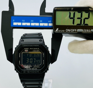 Casio G-Shock Solar Watch Digital Black Shock Resist 43.2mm