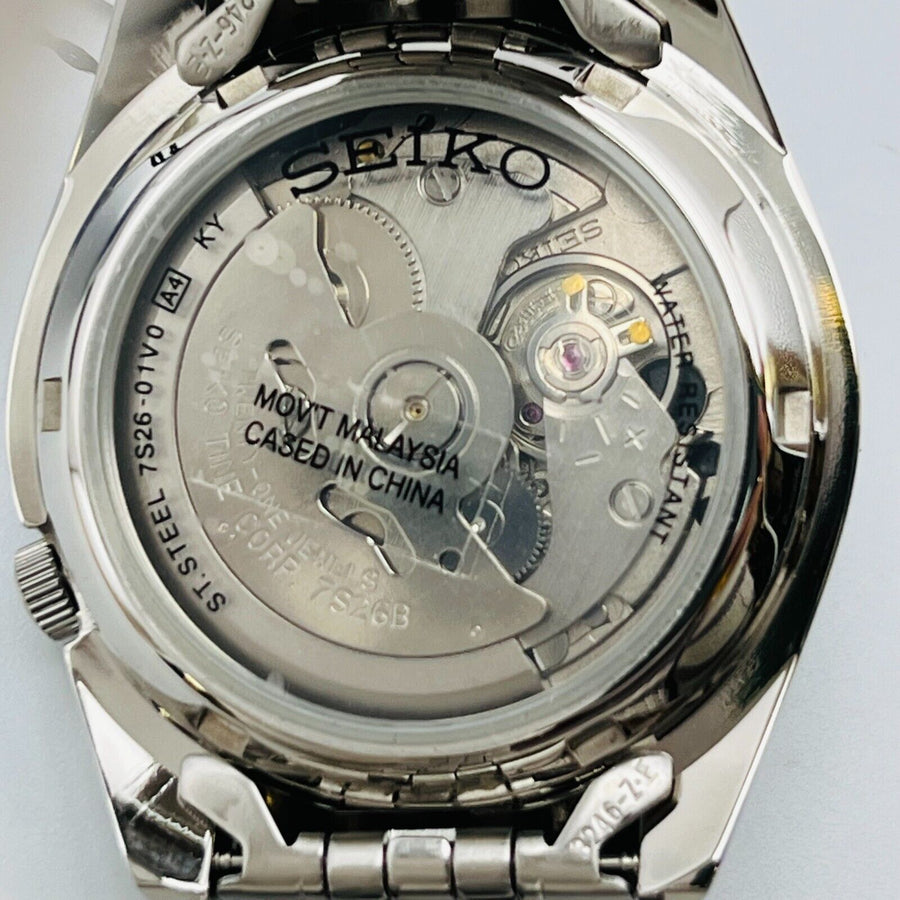 Seiko Seiko5 7S26-01V0 automatic volume case men's Wristwatch 34.0mm