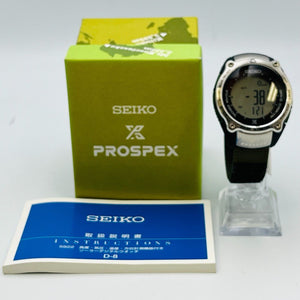 Seiko S822-00B0 PROSPEX solar water resistant digital man's wristwatch 42.8mm