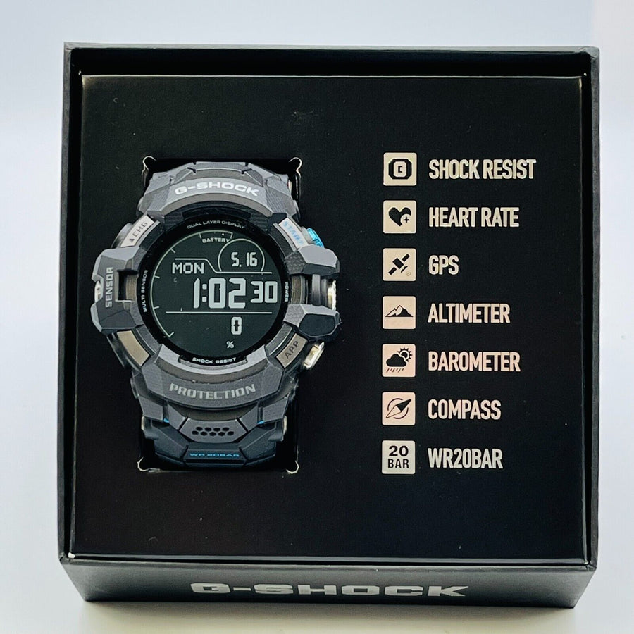 CASIO G-SHOCK G-SQUAD PRO GSW-H1000-1JR shock resist smartwatch digital black 56mm