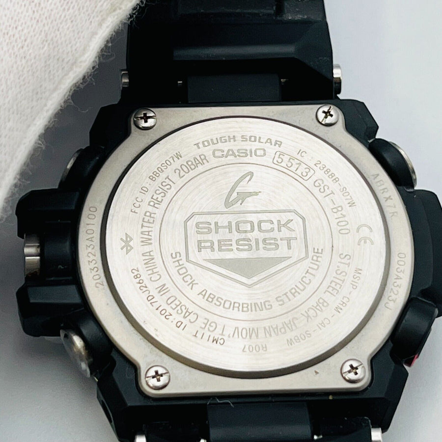 Casio G-SHOCK G-STEEL smartphone link model GST-B100 TOUGH SOLAR men's 47.6ｍｍ