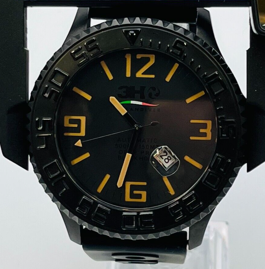 3H OCEANDIVER AUTOMATIC 7JLJ カラーブラック52mm 3H OCEANDIVER AUTOMATIC 7JLJ カラーブラック52mm