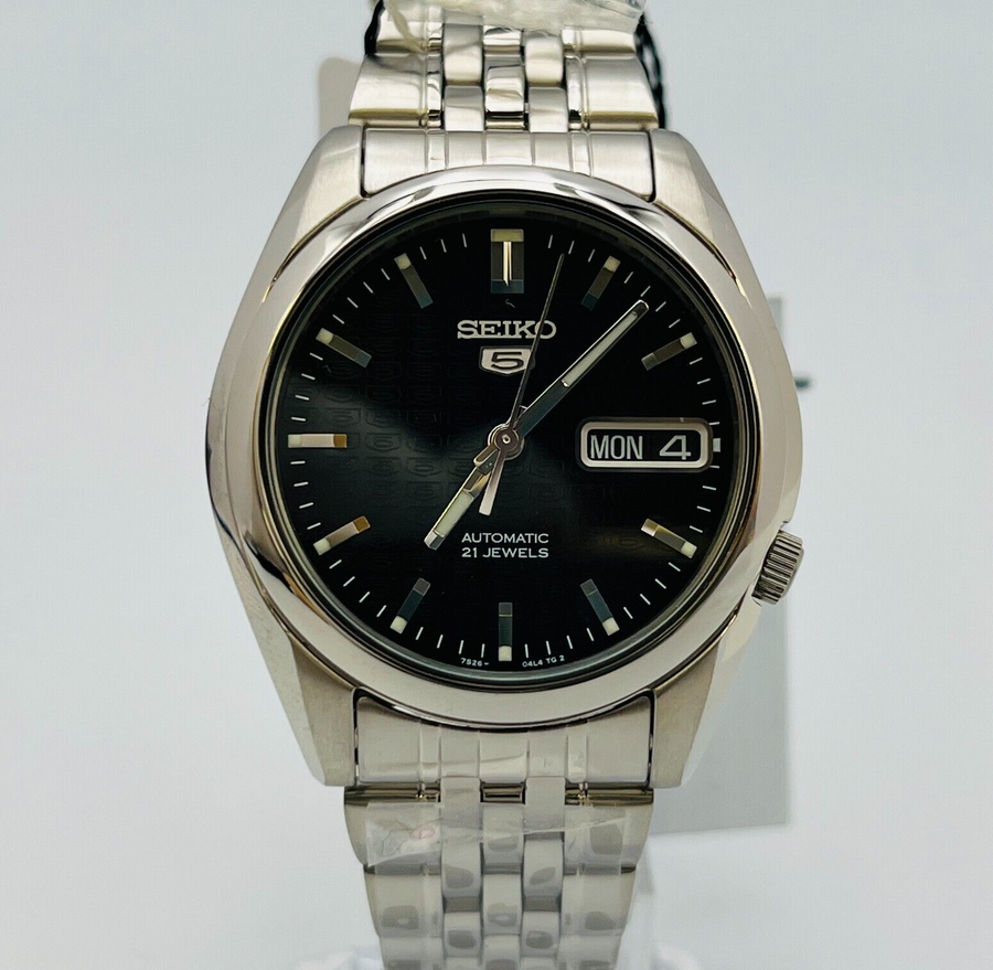 Seiko Seiko5 7S26-01V0 automatic volume case men's Wristwatch 34.0mm