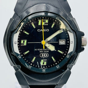 Casio MW-600F-1A 10 ATM water resistant with calendar Black color dial 42.5mm