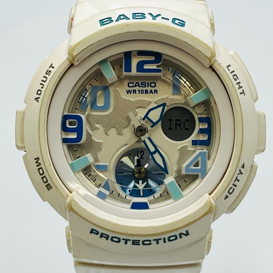 CASIO BEACH TRAVELER SERIES BGA-190-7BJF quartz shock resist 44.2mm