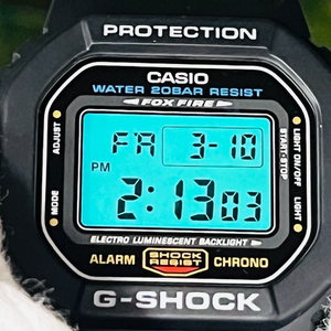 Casio G-Shock DW-5600E-1 Digital Date Calendar Waterproof Black Men's watch 43.3ｍｍ