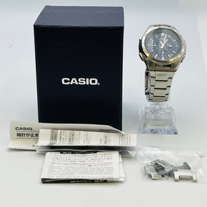 Casio WVQ-M410DE-2A2JF Solar WAVE CEPTOR Silver Men's wristwatch 43.0mm