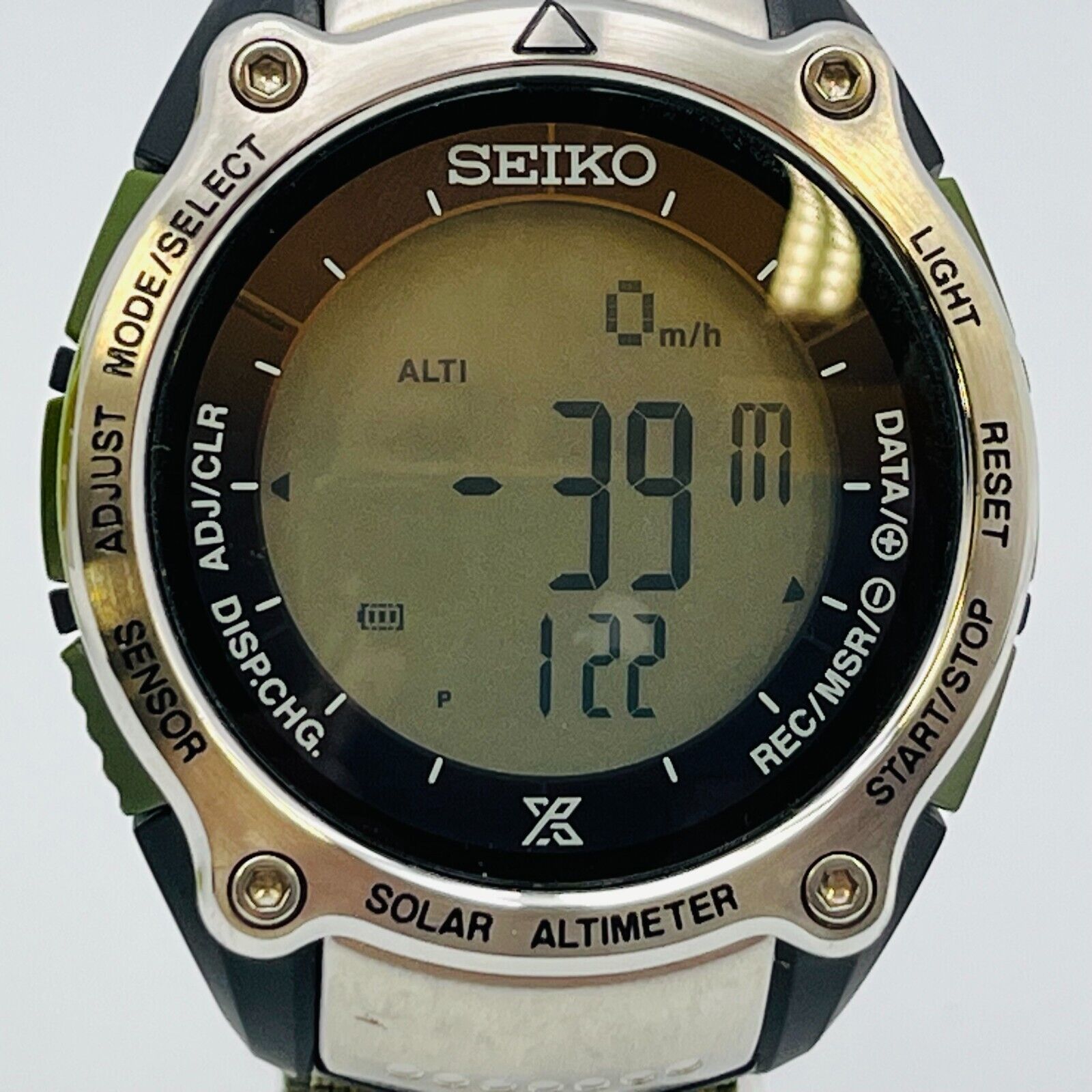 Seiko S822-00B0 PROSPEX solar water resistant digital man's wristwatch –  KUM'S WATCH