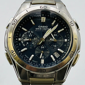 Casio WVQ-M410DE-2A2JF Solar WAVE CEPTOR Silver Men's wristwatch 43.0mm