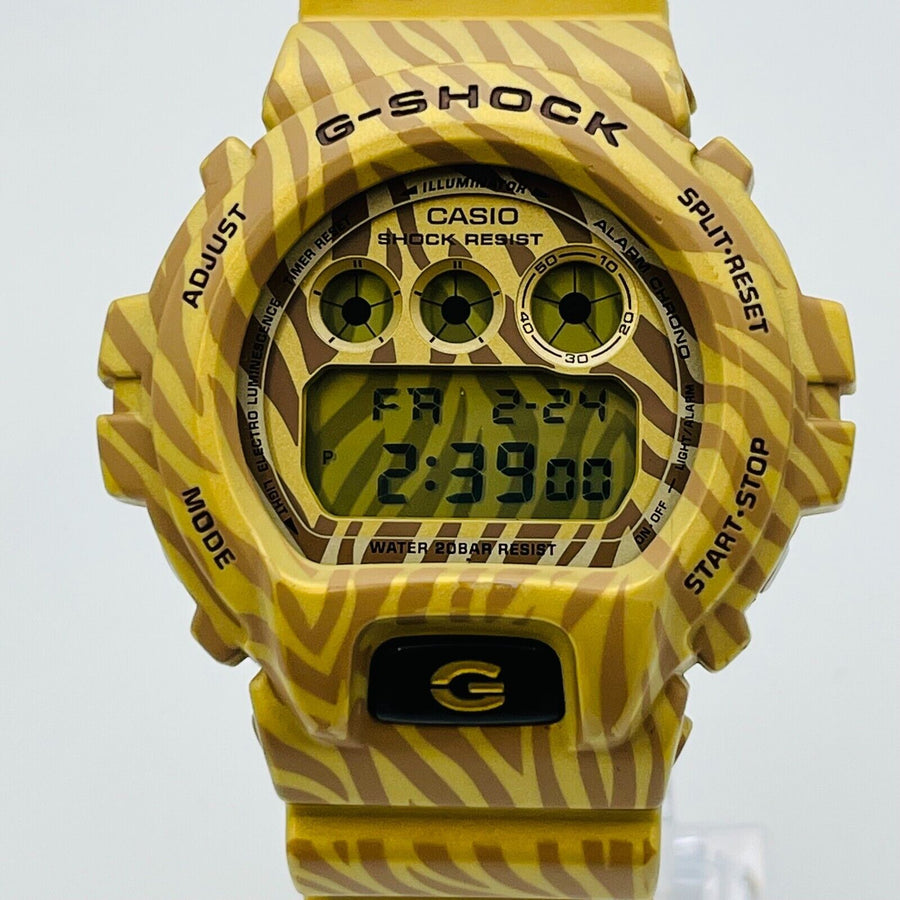 CASIO G-Shock DW6900ZB-9JF quartz zebra camouflage men's watch 50.0mm