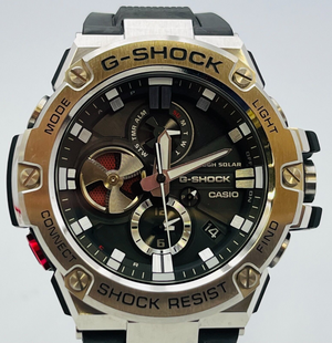 Casio G-SHOCK G-STEEL smartphone link model GST-B100 TOUGH SOLAR men's 47.6ｍｍ