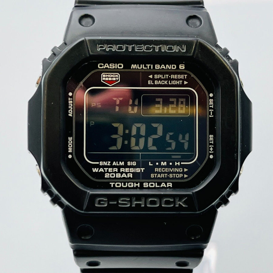 Casio G-Shock Solar Watch Digital Black Shock Resist 43.2mm