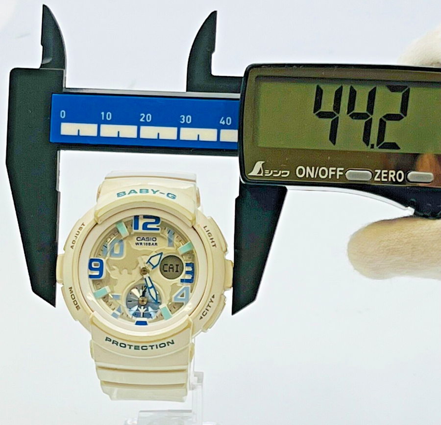 CASIO BEACH TRAVELER SERIES BGA-190-7BJF quartz shock resist 44.2mm