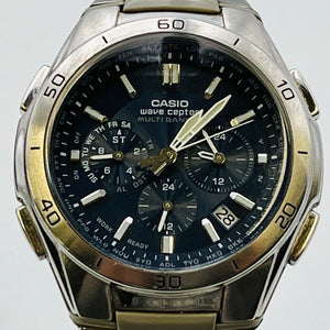 Casio WVQ-M410DE-2A2JF Solar WAVE CEPTOR Silver Men's wristwatch 43.0mm