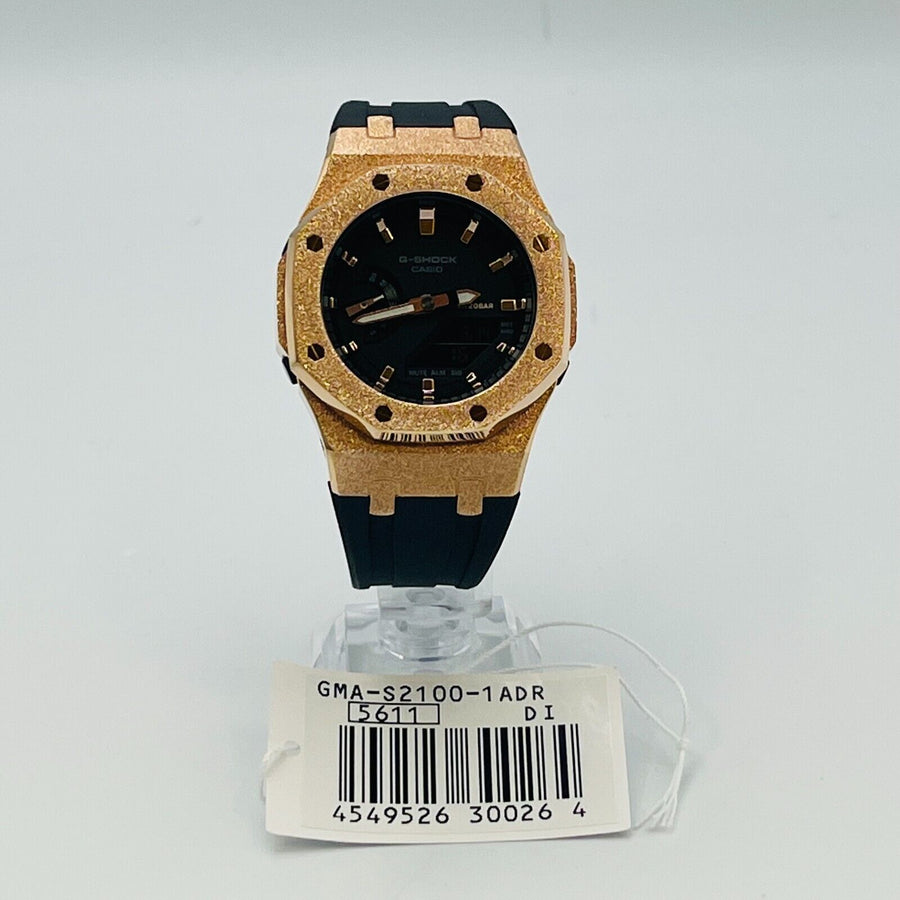 CASIO G-SHOCK GMA-S2100-1ADR custom solar gold black 40.0mm near mint