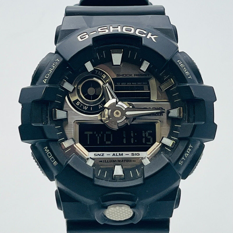 Casio G-Shock GA-710 quartz men's wristwatch shock resistant analog digital 53.0mm