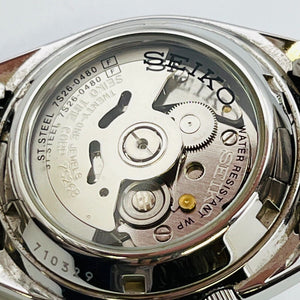 Seiko5 7S26-0480 Automatic Winding Day Date Back Skeleton Men's 36.8mm