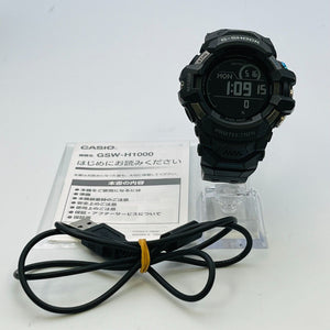 CASIO G-SHOCK G-SQUAD PRO GSW-H1000-1JR shock resist smartwatch digital black 56mm