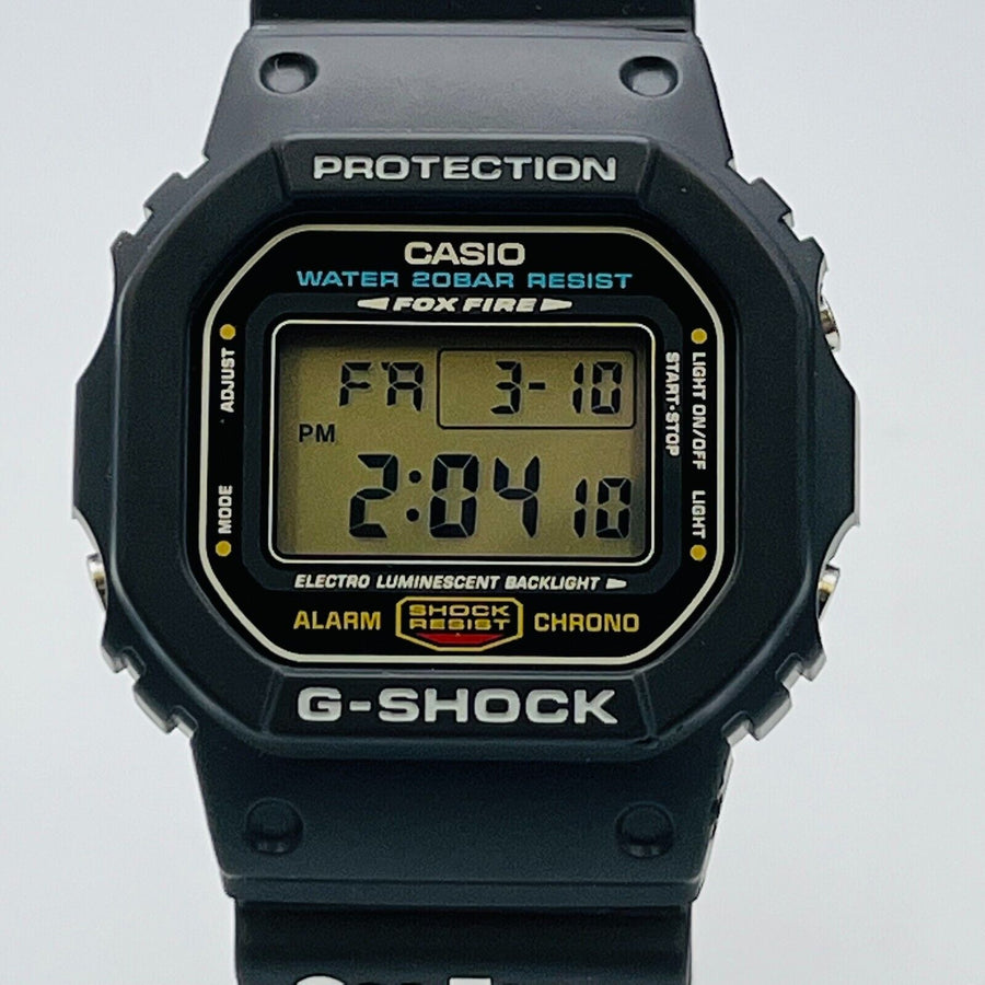 Casio G-Shock DW-5600E-1 Digital Date Calendar Waterproof Black Men's watch 43.3ｍｍ