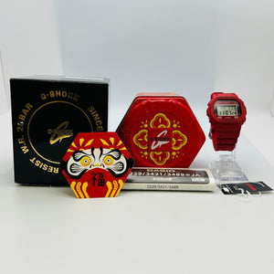 CASIO G-SHOCK DARUMA red watch DW-5600DA-4JR quartz Digital men's watch 43.4mm