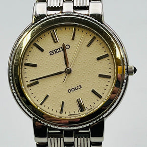 SEIKO DOLCE 8J41-0A20 WATER RESISTANT 33.6mm Operation has been confirmed